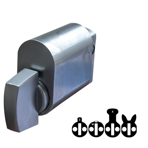 570 OVAL CYL.  (TURN SNIB) *Satin Chrome*