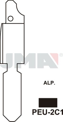 KEY SHELL - FLIP Blade ONLY - Suits PEUGEOT (Like: NE78)