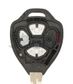 KEY SHELL - 4 Btn + Fixed Blade - Suits TOYOTA (Like: TOY43) - P7