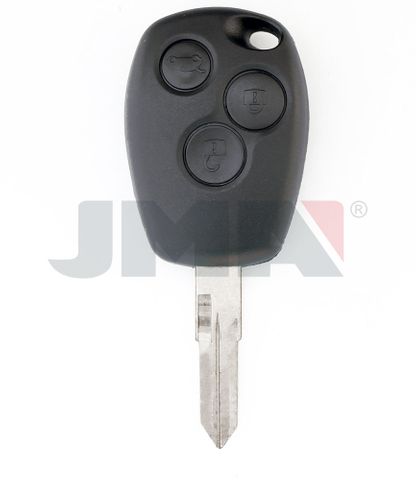 KEY SHELL - 3 Btn + Fixed Blade - Suits RENAULT (Like: VAC102) - P10