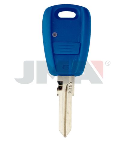 KEY SHELL - 1 Btn + Fixed Blade * Blue* - Suits FIAT (Like: GT15R)