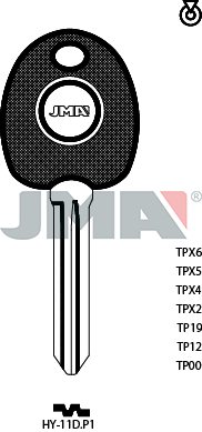 Transponder KEY - HYUNDAI/KIA (Like: HYN14R)