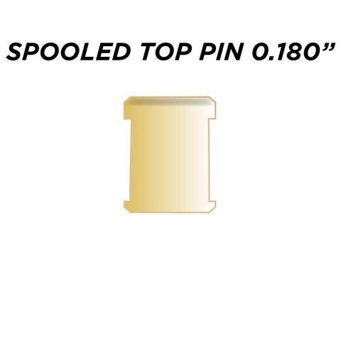 SPOOLED TOP PIN (0.180") - Pkt of 100