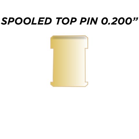 SPOOLED TOP PIN (0.200") - Pkt of 100