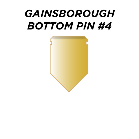 GAINSBOROUGH BOTTOM PIN #4 (6mm) - Pkt of 144