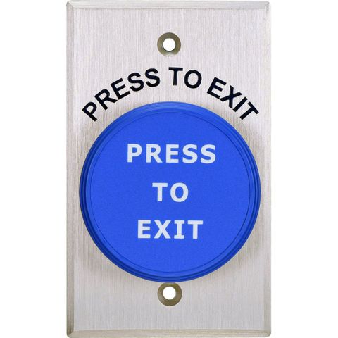 PUSH BUTTON 'PRESS TO EXIT'