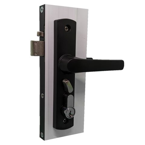 Hinged Security (Screen) Door Lock  - Black