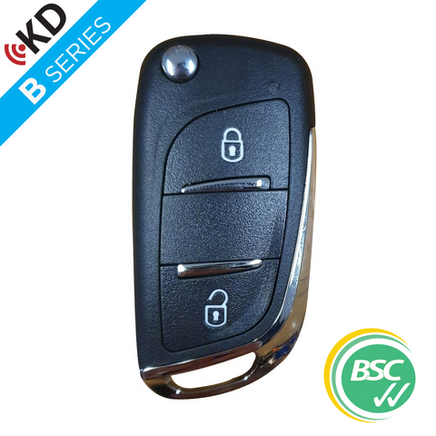 'B-Series' Flip Key REMOTE - Generic - 2 Button (B11)
