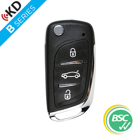 'B-Series' Flip Key REMOTE - Generic - 3 Button (B11)