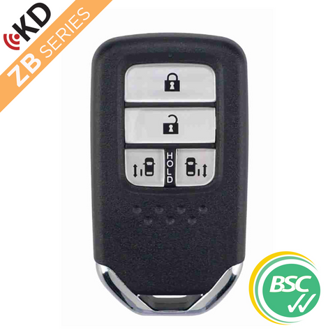 'ZB Series' SMART KEY - HONDA- 4 Button