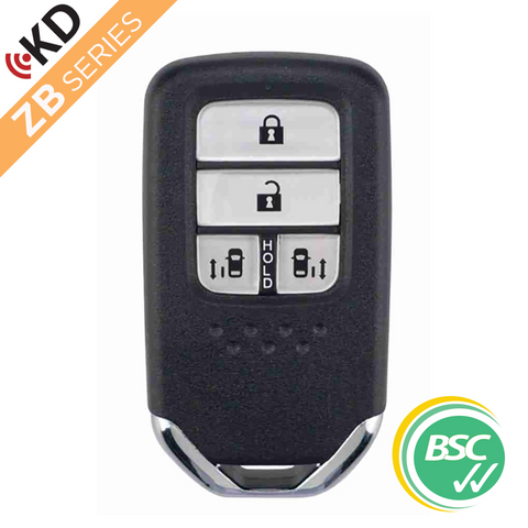 'ZB Series' SMART KEY - HONDA- 4 Button (Slide Door)