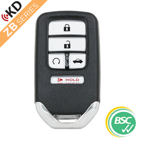 ZB Series' SMART KEY - HONDA Style - 4 Button + Panic