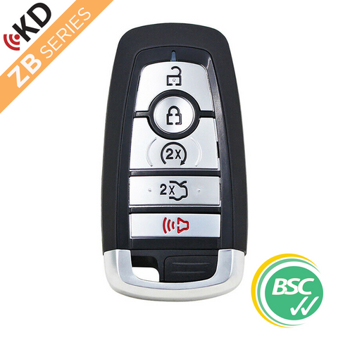 ZB Series' SMART KEY - FORD Style - 4 Button + Panic