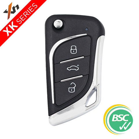 'XK-Series' KNIFE style - UNIVERSAL FLIP BLADE REMOTE - 3 Button  (S0)
