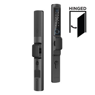 'ELEV36' SMART DOOR LOCK - Hinged/Knob *BLACK*  (Art. ELEV36-BLK-HK Series)