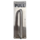 PULL PLATE with HANDLE - Text (Art. PPP Series)