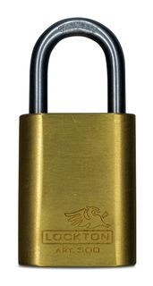 'Brass Body' COMMERCIAL PADLOCK - 40mm Body  (Art. 500/40 Series)