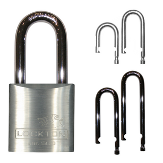 'Long Shackle'  COMMERCIAL PADLOCK - 50mm Body (Art. 500-LS/50 Series)