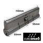 'EUROSPAN-6&trade; Double Euro Fixed Extended' 6-Pin LOCK CYLINDER - (Art. 496-1-E Series)