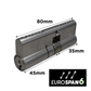 'EUROSPAN-6&trade; Double Euro Fixed Offset' 6-Pin LOCK CYLINDER - (Art. 496-1-O Series)