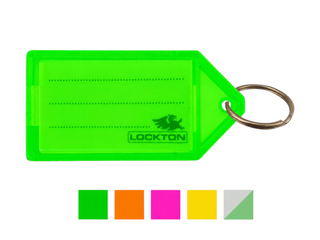 'LARGE FLURO' KEY IDENT. TAGS (Art. KTFR7-L Series)