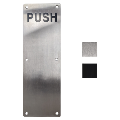 PUSH PLATE - Text (Art. PPP Series)