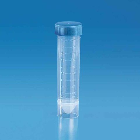 TEST TUBE - CONICAL (FLAT BOT.) - GRAD.  - PKT of 100 (PP)