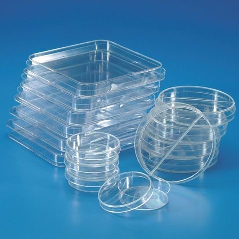 DISPOSABLE PETRI DISH - WITH TRIPLE VENTS *ASEPTIC* - PKT of 500 (PS)