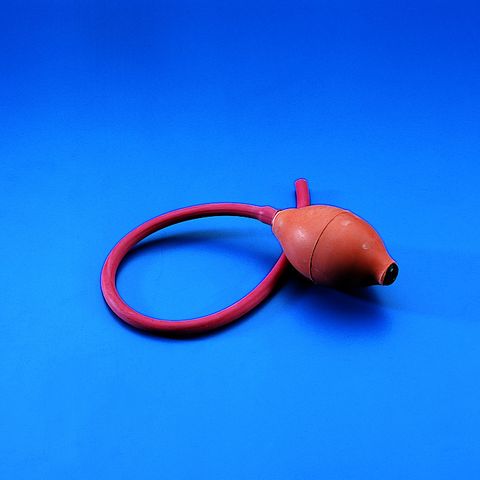 BELLOWS - MONO-BALL - 1 x VALVE & HOSE (RED RUBBER)