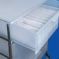 SLIDE STORAGE SYSTEM - WITH FEET (PMMA / STEEL)