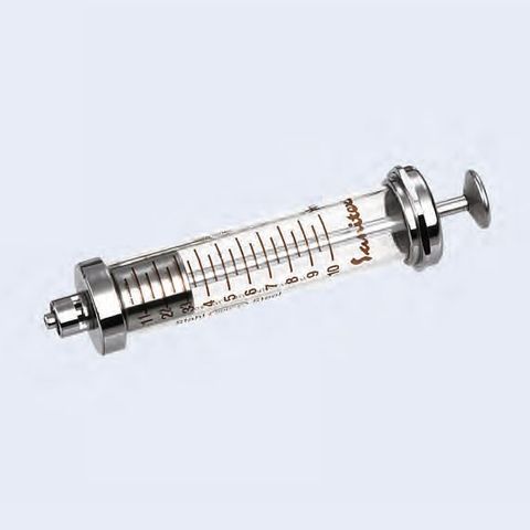 ORIGINAL RECORD SYRINGE - LUER-LOCK NOZZLE (CENTRE)