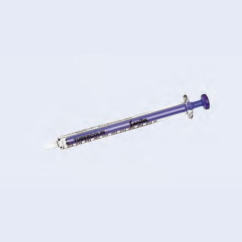 GLASS SYRINGE (LONG) - GLASS LUER NOZZLE (CENTRE)