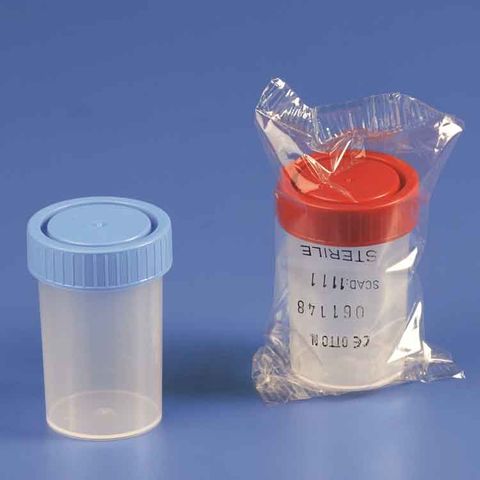 URINE CONTAINER WITH SCREW CAP - PKT of ### (PP)