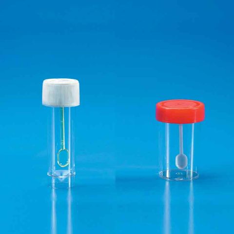 SCREW CAP CONTAINER WITH SPOON  - PKT of ### (PS / PE CAP)
