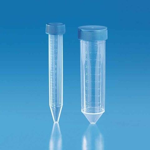 TEST TUBE - CONICAL - GRAD. - BULK STERILE  - PKT of ### (PP)