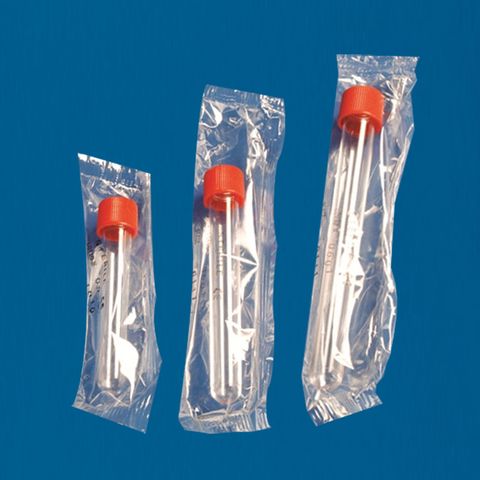 TEST TUBES - CYLINDRICAL - STERILE - PKT of 200 (PS)
