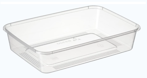 Container Rect 650ml SLV 10*