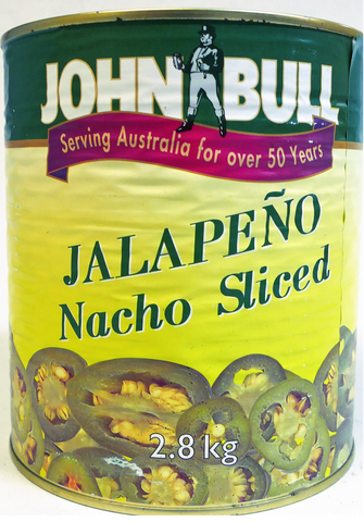 JALAPENO'S SLICED 3KG TIN*3