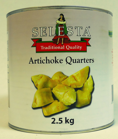 ARTICHOKE QTRS 2.5KG TIN*6