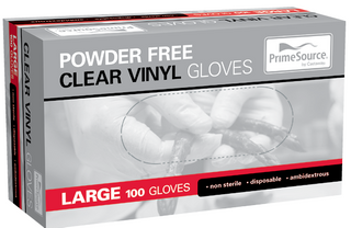 GLOVE PF VINYL CLR-LGE 100*10