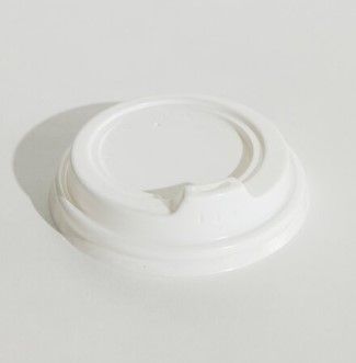 Coffee Lid 12oz Sip WHT PP*10