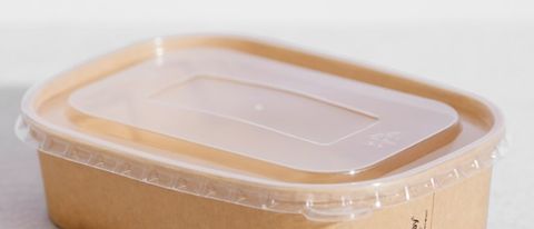 750ml Rectangular Disposable Plastic Container with Lids - SLV10