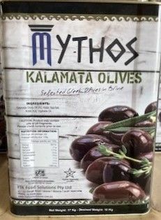 OLIVES KALAMATTA HALVED-10KG