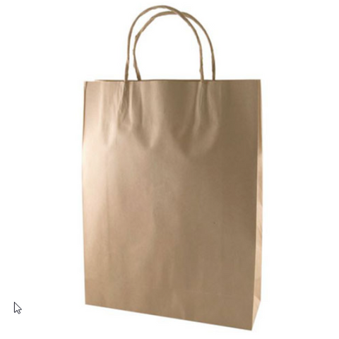 Bag Paper Twist Hand Large*10