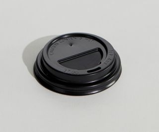 Coffee Lid 4oz TRV BLK*10