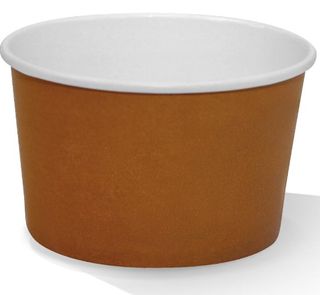 BOWL BIO BROWN PLA 8OZ 1000CTN