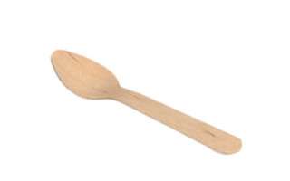 CUTLERY TEASPOON WOOD 100SLV