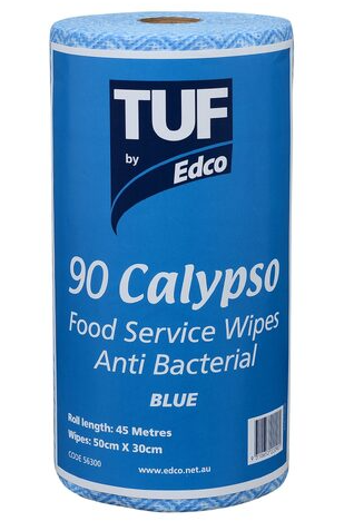 WIPES BLUE-90 ROLL-CALYPSO*6