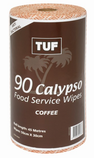 WIPES BROWN-90 ROLL-CALYPSO*6