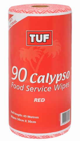 WIPES RED-90 ROLL-CALYPSO*6